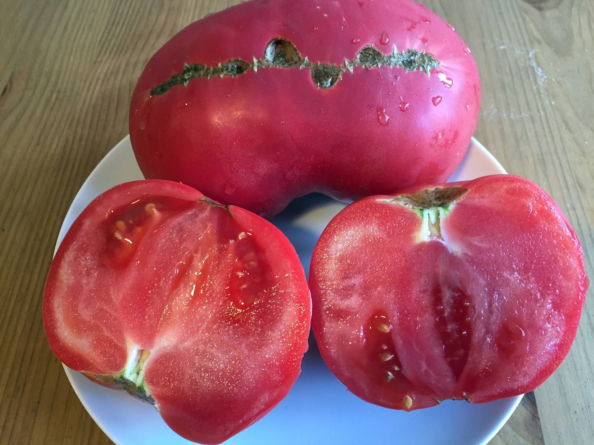 Bulgarian pink tomatoes