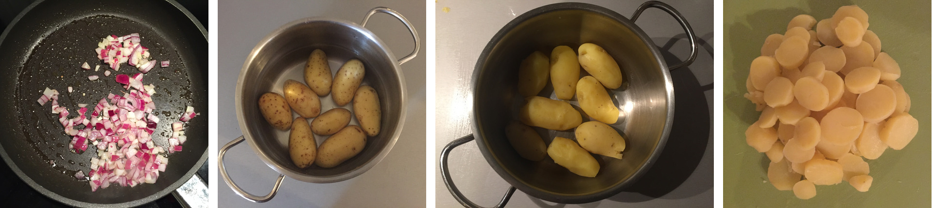 Vorbereiten der Kartoffeln
